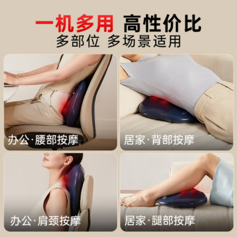 西屋(Westinghouse)美国西屋BXmini腰部按摩器按摩靠垫蓝色(台)高清大图