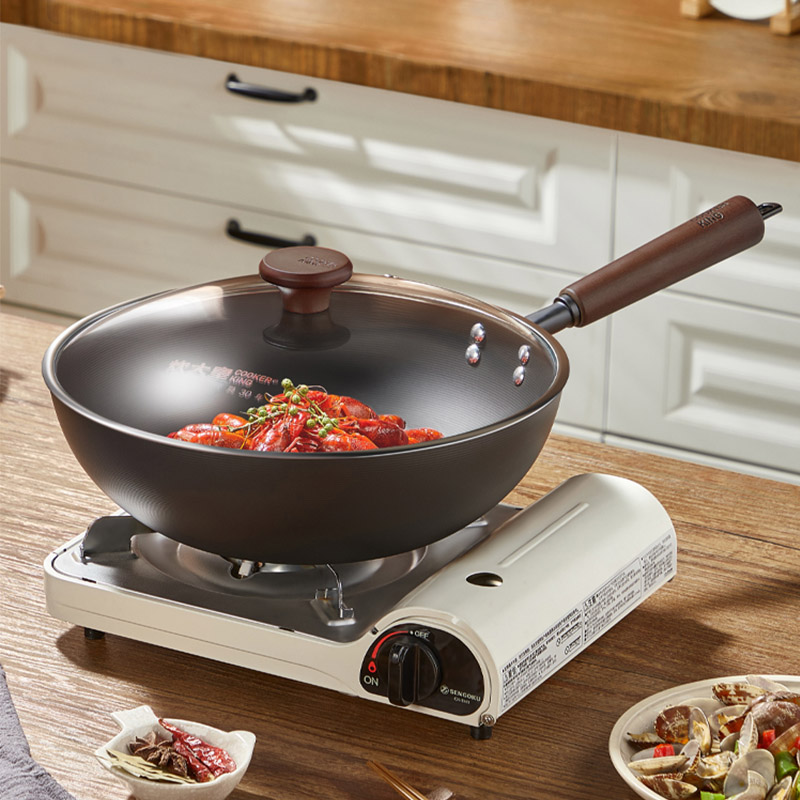 炊大皇(COOKER KING) BZ50540极铁系列第二代精铁炒锅 32cm(单位:个)高清大图