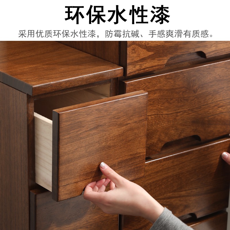 夹缝收纳置物架抽屉式缝隙收纳柜实木超窄20cm客厅边角缝隙储物柜收纳柜 三维工匠高清大图
