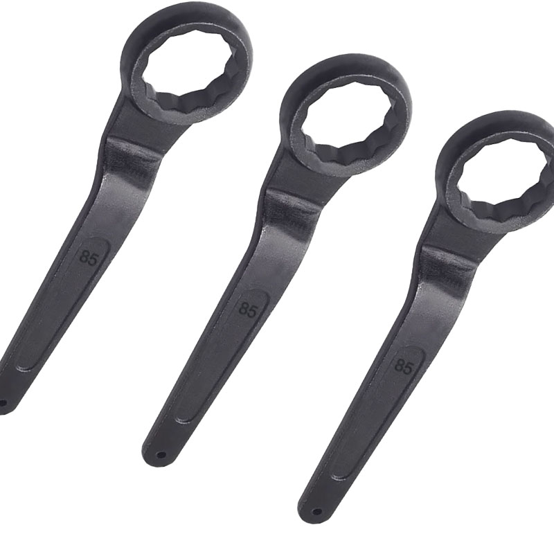 立伟铁牛单头梅花扳手85mm/把高清大图