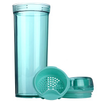 特百惠(Tupperware)晶彩茶韵水杯子400ml塑料便携创意茶杯水壶随手杯