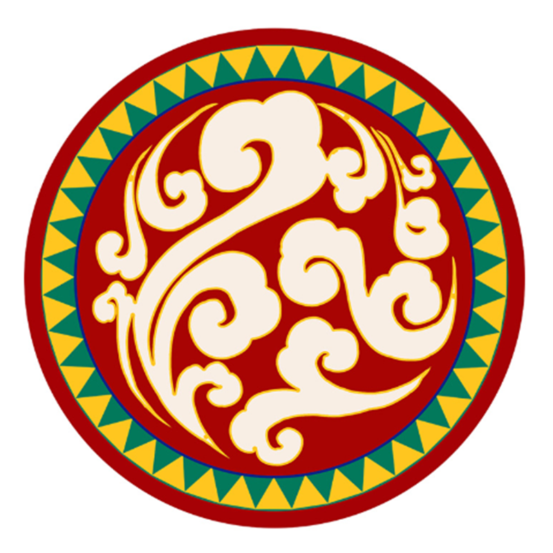 蒙古包地毯圆形复古e民族风蒙族人喇嘛寺庙地垫纯手工加厚可定制直径