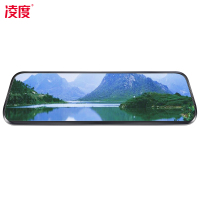 新款10寸全屏流媒体无光夜视记录仪24小时监控导航测速一体机 黑色 套餐八单镜头