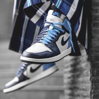 耐克男女鞋 Nike Air Jordan 1 High AJ1 脏粉黑粉脚趾黑曜石北卡蓝男女情侣鞋休闲运动高帮篮球鞋