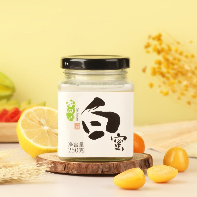 等蜂来蜂蜜四川白蜜特色结晶蜂蜜250g