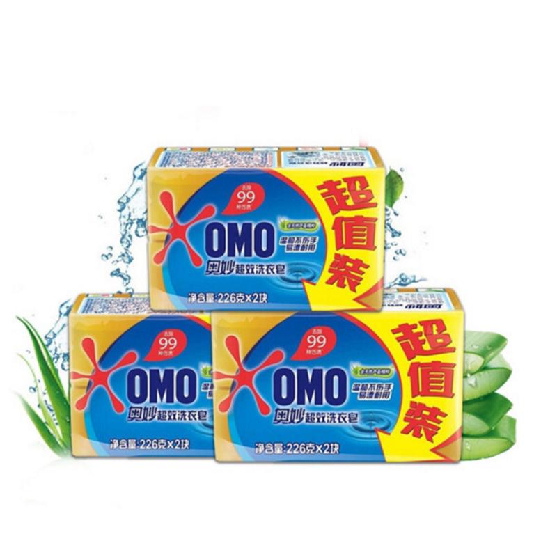 白猫洗涤清洁用品 [hc]奥妙超效洗衣皂芦荟精粹 200g【价格 图片 品牌