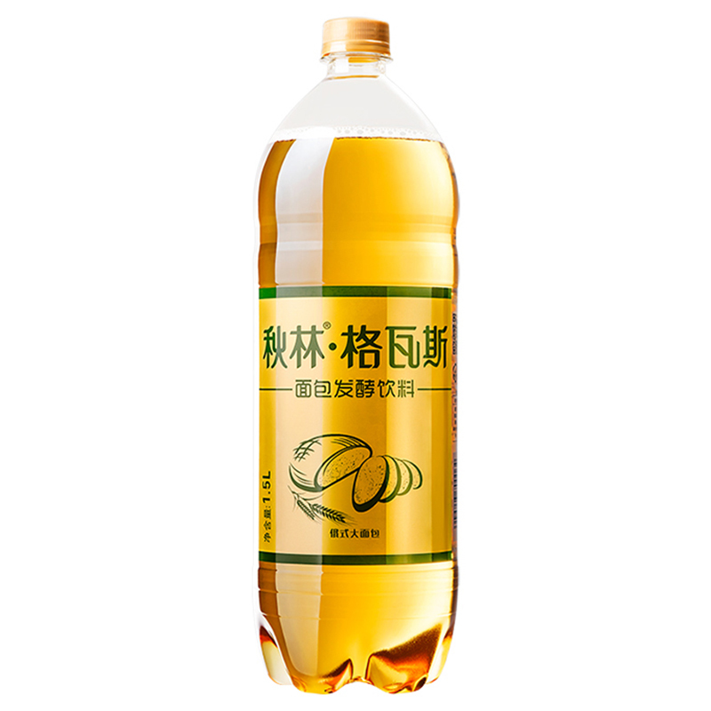 [苏宁超市]秋林格瓦斯 面包发酵饮料 1.5L*6瓶 整包