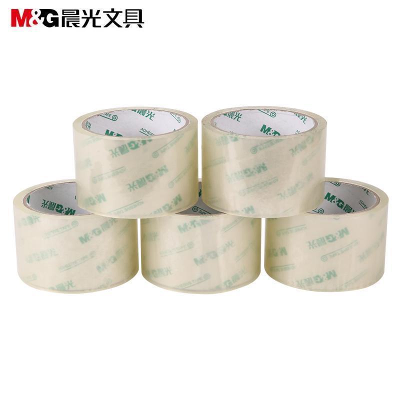 晨光 AJD97332 宽胶带 透明胶带 打包胶带 60mm*40y 5筒装