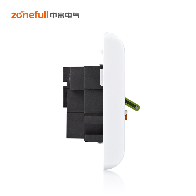 中富(zonefull)16A 漏电保护插座 ZFL2-20/16 250V 适用于各种家用电器 整箱销售50只一箱