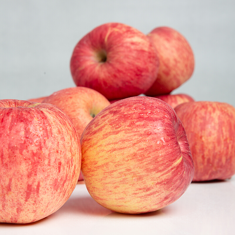 陕西洛川苹果红富水果礼盒新生鲜时令延安苹果冰糖心整箱脆甜 15枚装
