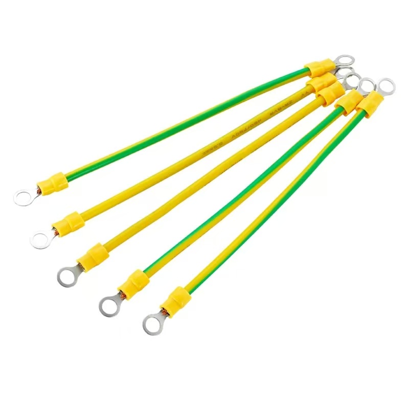 中锦科技 接地线 连接线 桥架跨接线 铜包铝[孔8]6平方*长250mm 根高清大图