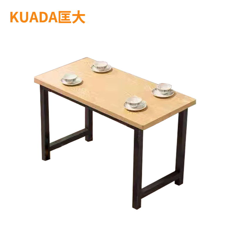 匡大餐桌阅览室桌子1.2米食堂餐厅桌子 KDT932高清大图