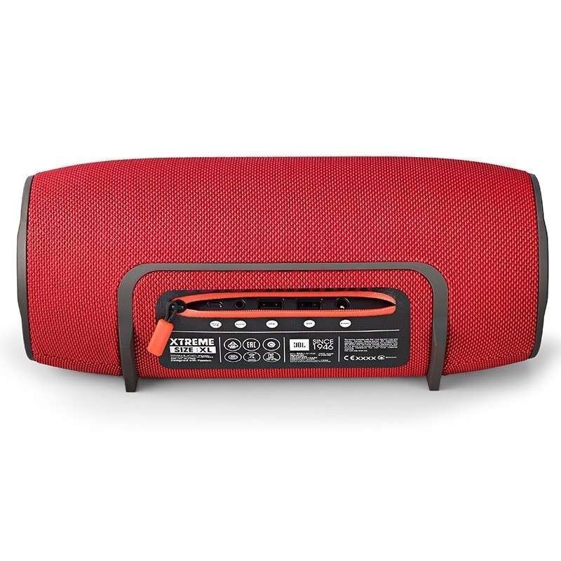JBL Xtreme 音乐战鼓音箱 高品质立体声 双外部加强低音 防溅支持多点连接 蓝牙户外音响 (红色)