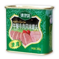 【满99立减50】双汇 清伊坊午餐牛肉风味罐头340g*1罐涮火锅烧烤烤肉佐餐配料清真食品火腿肠 清伊坊 午餐牛肉