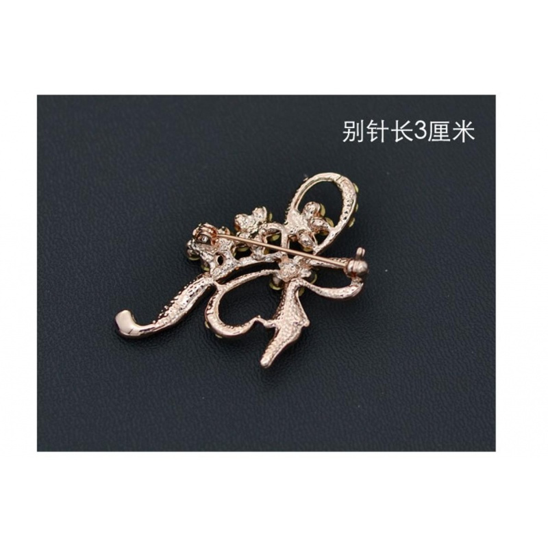 简约百搭满钻蝴蝶结胸针女韩国高档时尚开衫毛衣外套胸花别针饰品送女朋友七夕情人节礼物