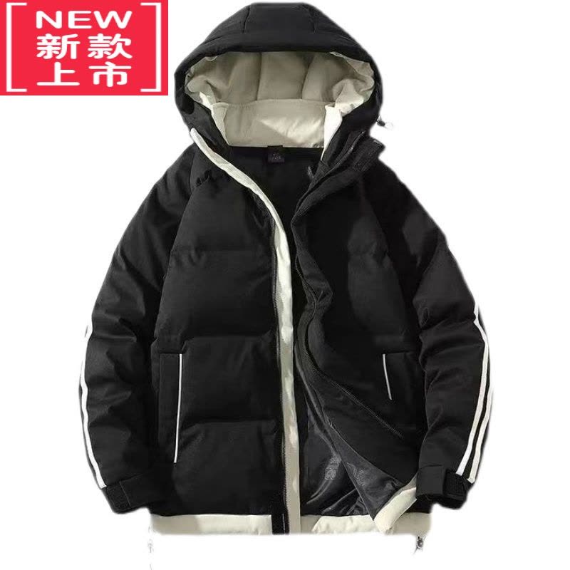 可莉允男童棉衣外套2022新款儿童冬装羽绒棉服大童男装短款派克棉袄加厚图片