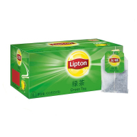 立顿Lipton 绿茶 茶叶 冲饮袋泡茶包2g*50包(新老包装随机发货)