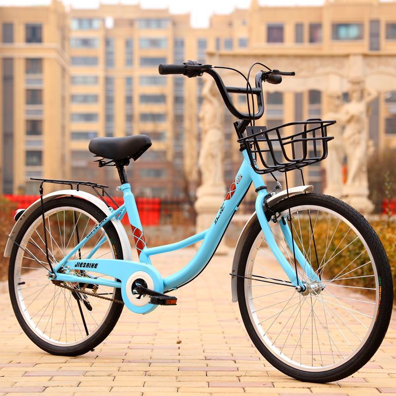 自行车成人男女式24寸26寸轻便通勤休闲车视频