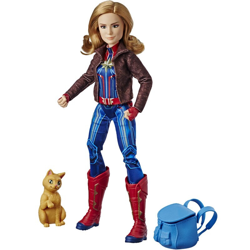 惊奇队长系列公仔漫威手办复仇者联盟英雄人偶玩具惊奇队长战队人物