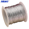 海斯迪克 金丝线银线编织绳 HKQL-34 银色 1卷