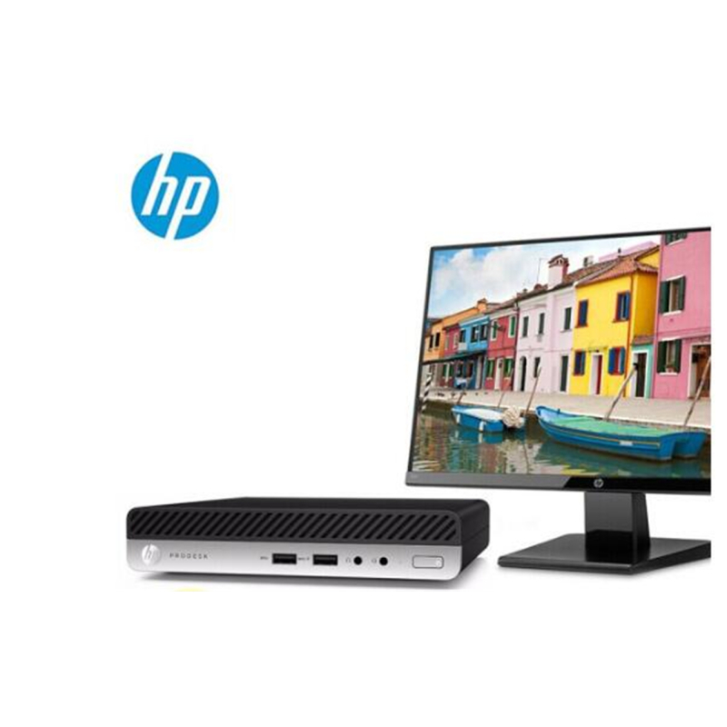 惠普hpprodesk400g5dm台式电脑整机i39100t8g1tb128w10238寸显示器