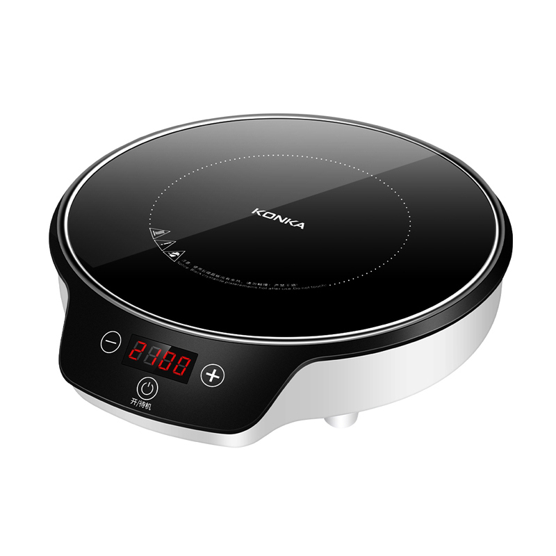 康佳电磁炉家用2100w大功率8档火力智能触控圆形火锅炉电磁灶keo21cs