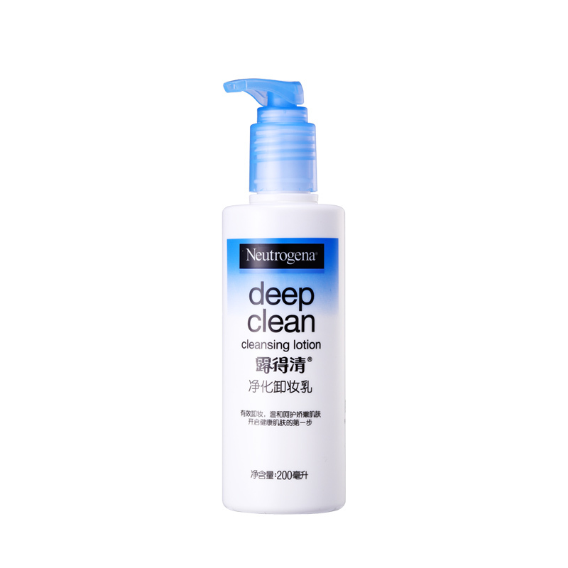 露得清(Neutrogena)净化卸妆乳200ml(洁面 卸妆 深层清洁 苏宁自营)