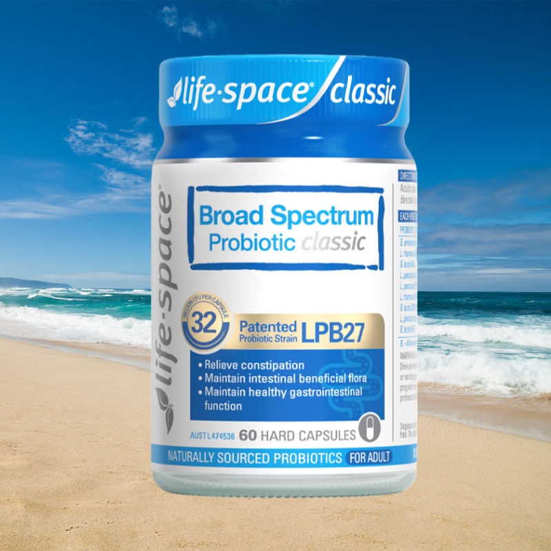 Life Space成人广谱益生菌胶囊320亿LPB27升级款60粒/瓶装 澳洲原装进口 守护肠道健康 香港/保税随机发高清大图