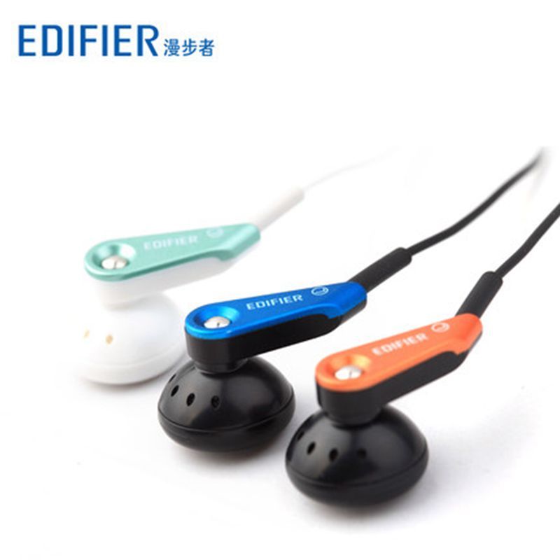 漫步者（EDIFIER）H185P 手机耳机 音乐耳机 耳塞 可通话 电光蓝色