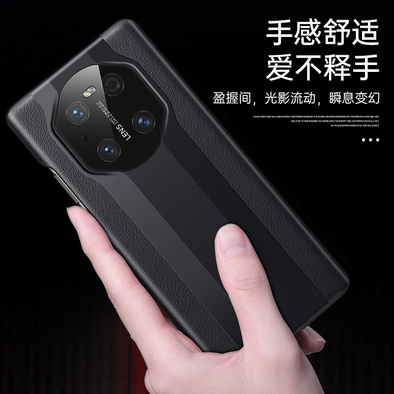 安美宝 华为mate40rs手机壳Mate40RS保时捷设计皮套rs壳40rs保护套5G版皮质手防摔外壳新款商务高清大图