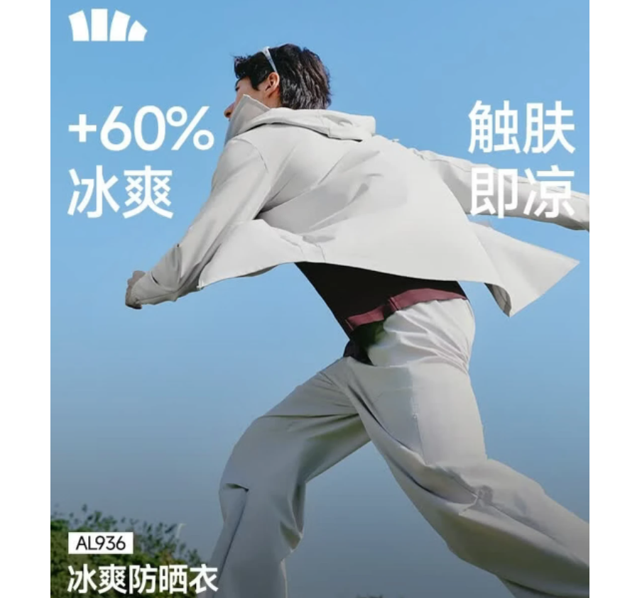 蕉下男士凉感 防晒衣(常规款)AL936高清大图