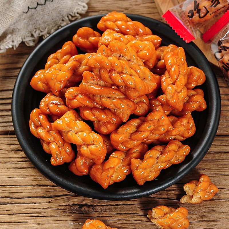 小麻花126克红糖味手工小麻花包装干净卫生易储存办公休闲零食食品