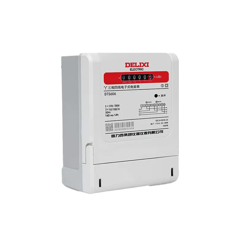 德力西 电表 单相三相四线电能表 DTS606 三相 220/380V 1级 10(100)A 领航者(单位:个)高清大图