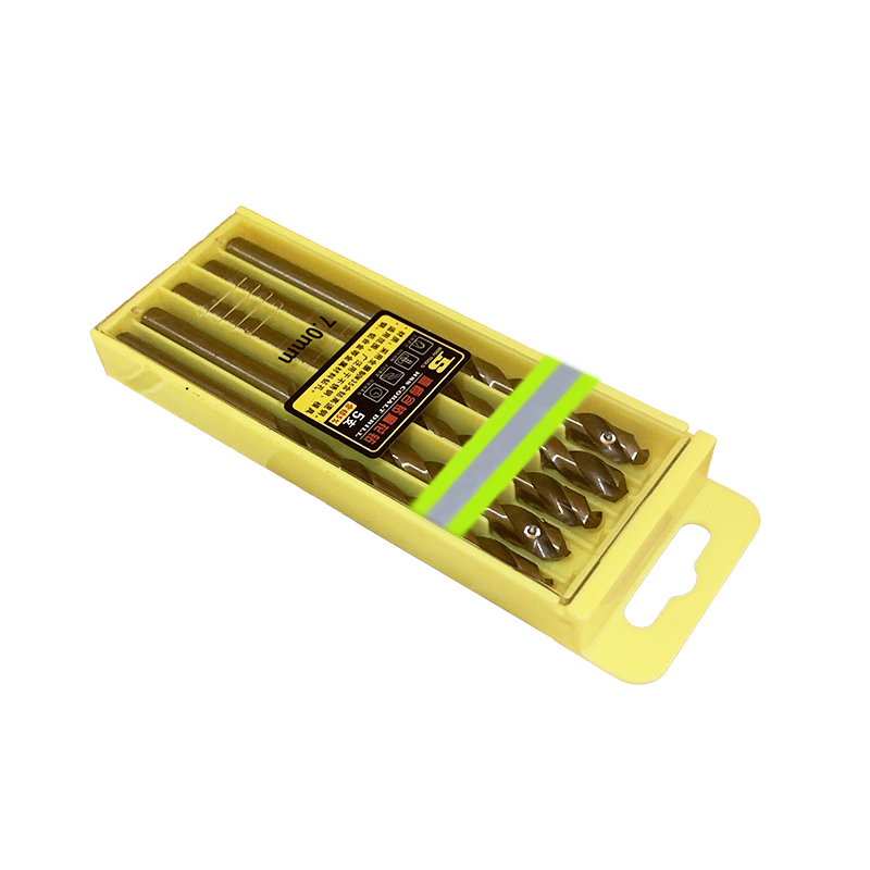 波斯(BOSI) 荧光系列直柄含钴麻花钻 7.0mm/5支 盒高清大图