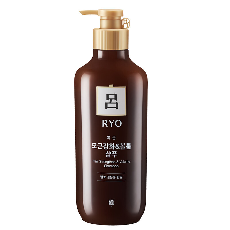 韩国进口 吕(Ryo) 增发防脱 强健发根 强韧发丝 棕吕(原黄吕) 固发防脱滋养洗发水550ml