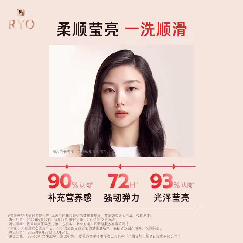 吕含光耀护营润修护洗发水高清大图