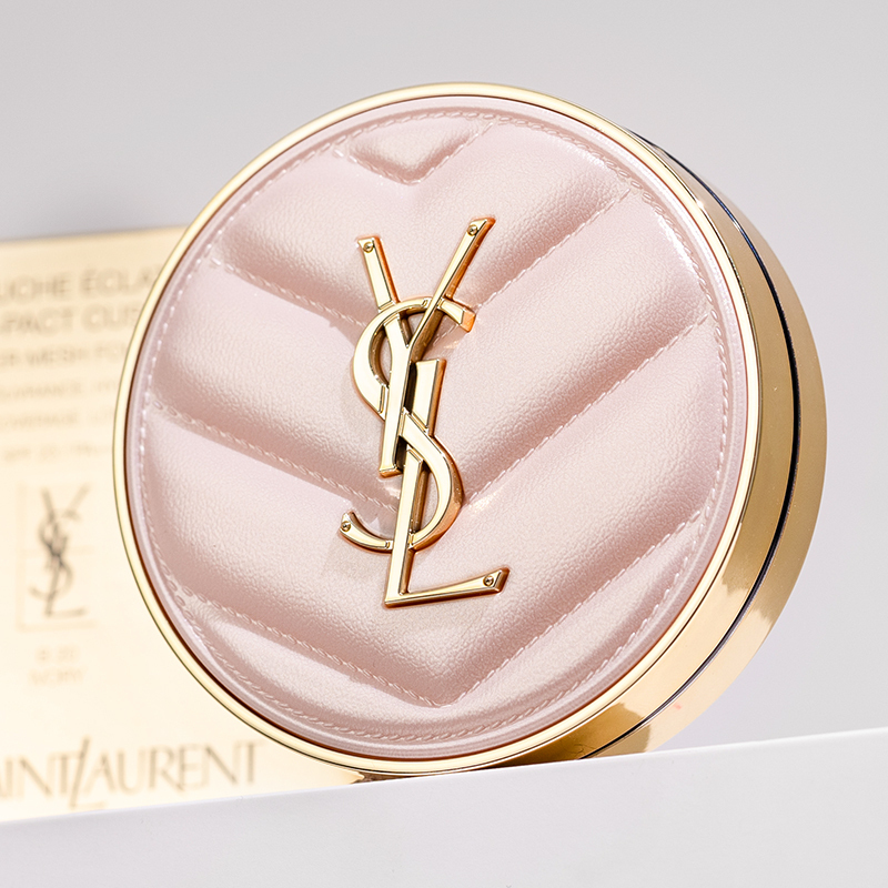 ysl圣罗兰全新粉气垫12g遮瑕养肤丝缎肌干皮挚爱br20适合粉调自然肤色