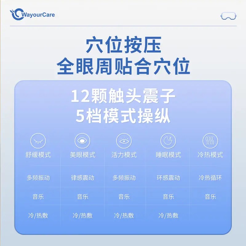 wayourcare眼部按摩仪 wyc-021高清大图