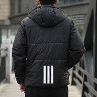 阿迪达斯男装2020秋冬新款户外运动服休闲防风保暖羽绒服GH7374