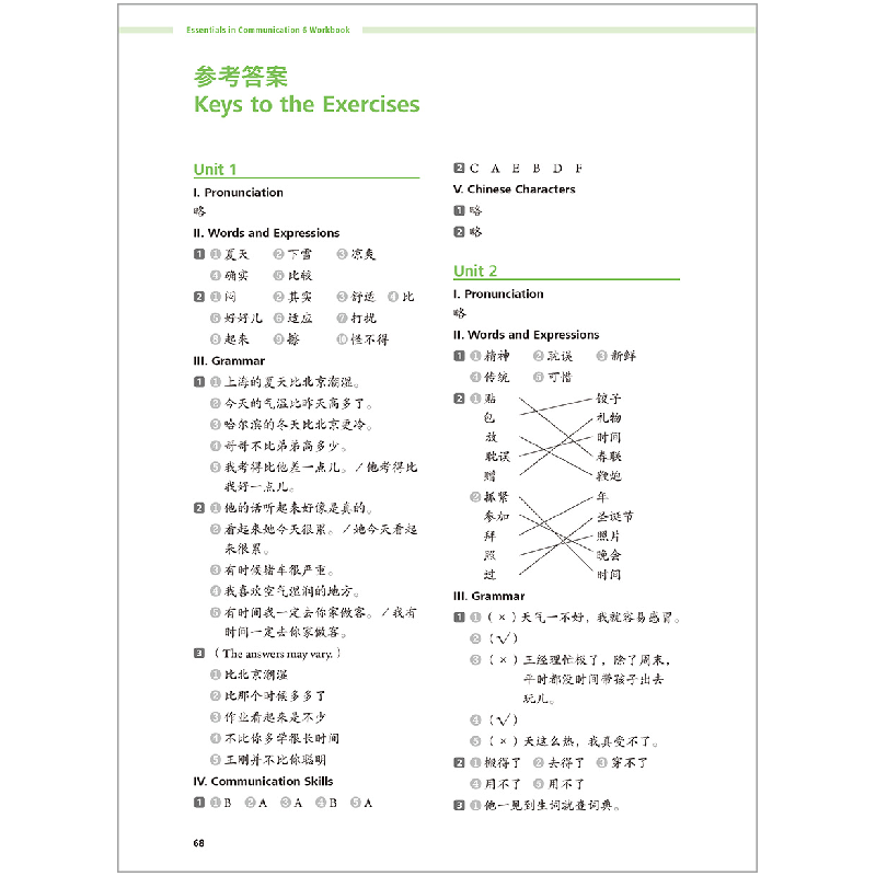 醉染图书长城汉语(生存交际)(6)(练习册)(第2版)9787521331134高清大图