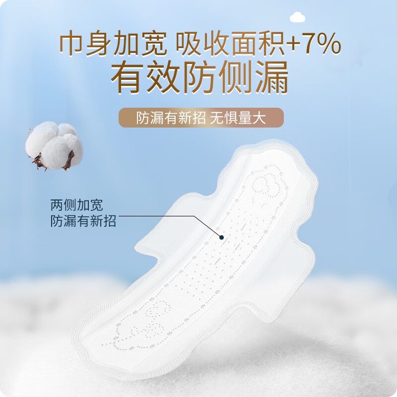 SGD8208(单包)七度空间SPACE7果滋润极薄棉柔夜用卫生巾8片装高清大图