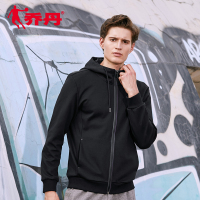 乔丹男装运动外套卫衣男新款针织连帽上衣开衫男运动服休闲服开衫卫衣XWD139419