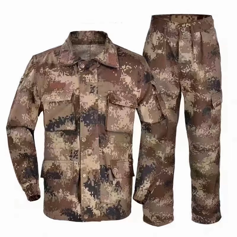 鋆珑 工作服劳保服荒漠迷彩服套装(赠帽子1顶+腰带1条) JL-FZ0260 套高清大图