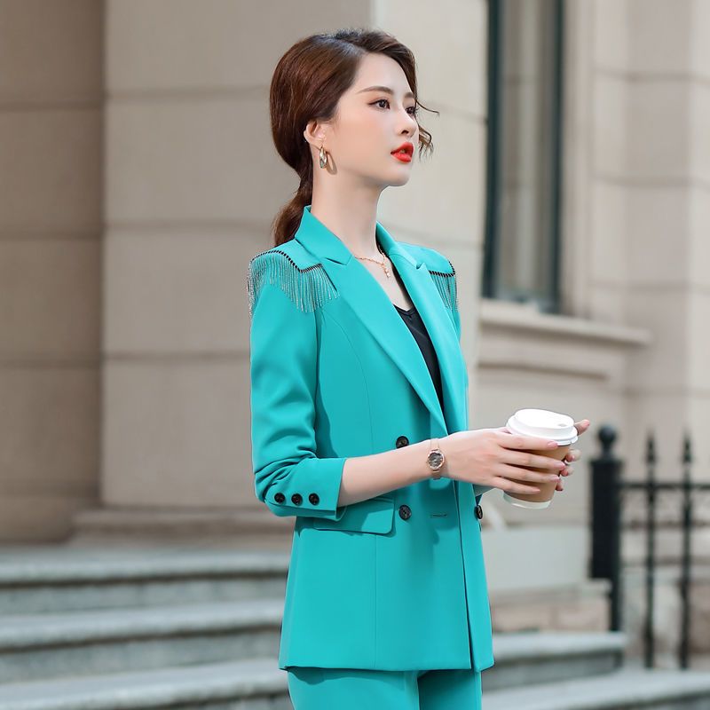 休闲西装外套女时尚职业装气质范西服主持人正装礼服套装