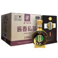 53° 贵王府 酱香私藏1988酱香白酒礼盒酒 500ml *6（整箱装）