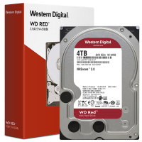 西部数据(WD)红盘 4TB SATA6Gb/s 64M 网络储存(NAS)硬盘 垂直式 (WD40EFRX)