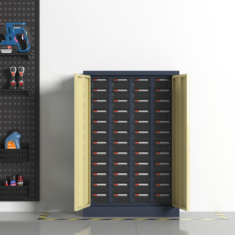 臻远 ZYLJG-W37 零件柜 48抽透明带门中号 666*280*986高清大图