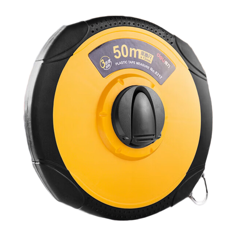 得力 皮卷尺/软皮尺/工程测量尺8217 50m高清大图