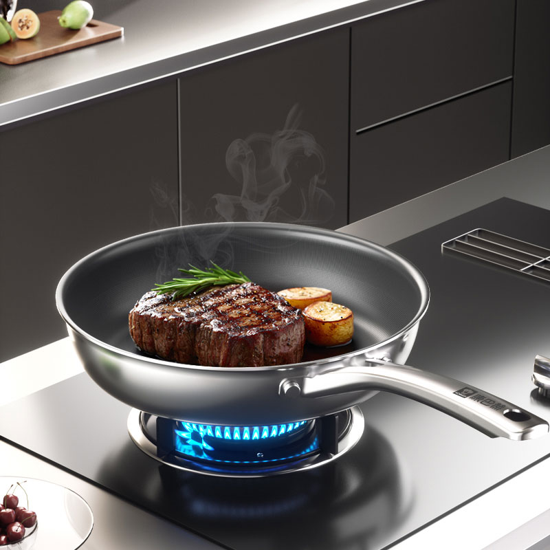 康巴赫0氟钛不粘煎锅26cm(无盖)高清大图