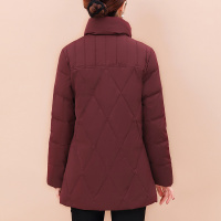 yaloo/雅鹿中老年女冬装婚礼羽绒服中年妈妈装宽松大码喜庆外套BS